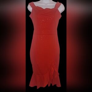 Women's Red Party Dress Size Small